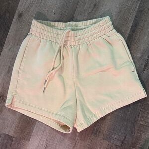 Abercrombie & Fitch Pale Cream Athletic Shorts